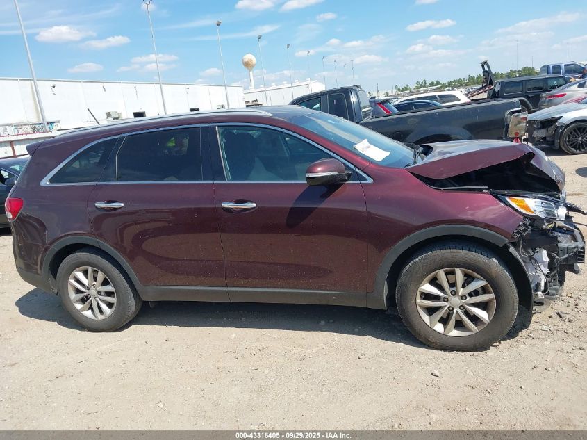 2017 Kia Sorento 2.4L Lx VIN: 5XYPG4A37HG194333 Lot: 43318405