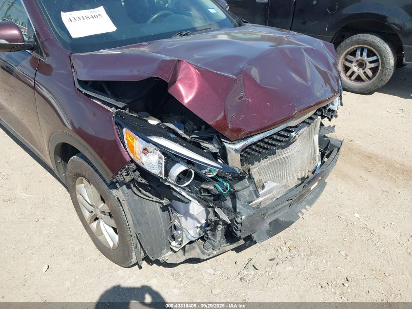 2017 Kia Sorento 2.4L Lx VIN: 5XYPG4A37HG194333 Lot: 43318405