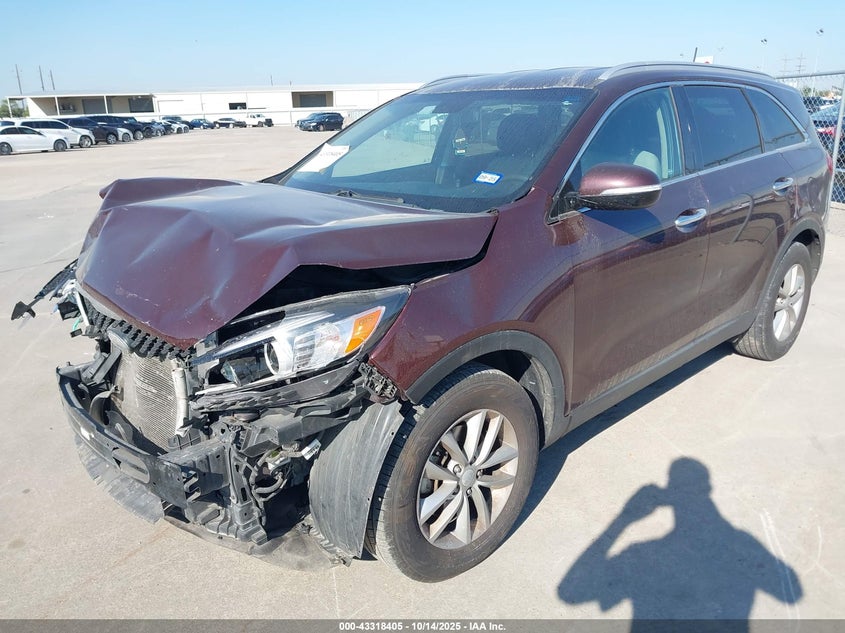 Vin: 5xypg4a37hg194333, lot: 43813070, kia sorento 2.4l lx 20172