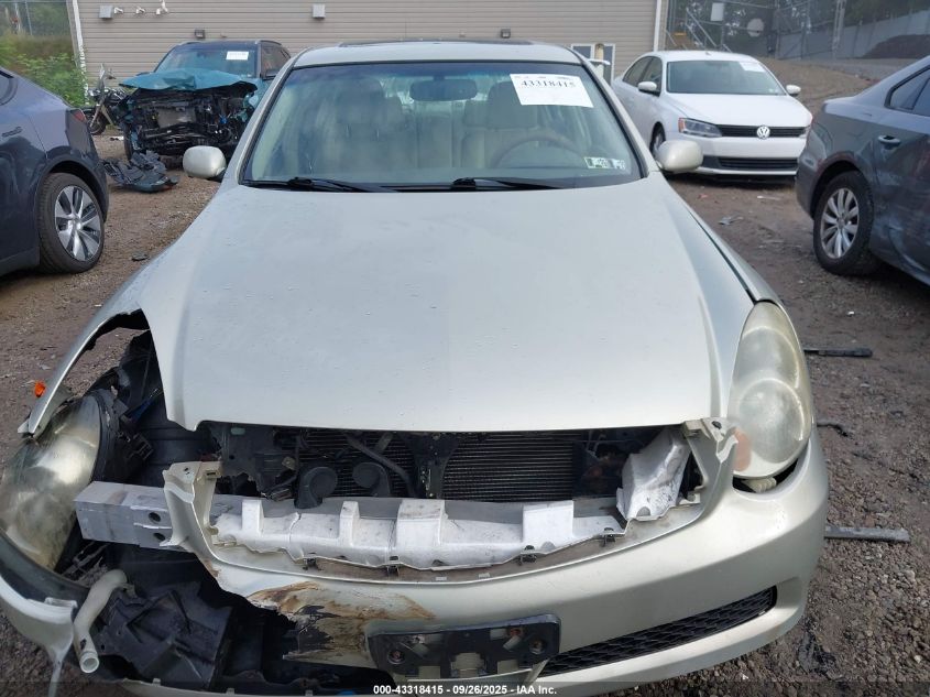 2006 Infiniti G35X VIN: JNKCV51F46M609803 Lot: 43318415