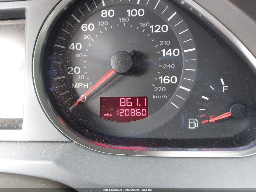 2006 Audi A6 3.2 VIN: WAUDG74F06N033643 Lot: 43318439