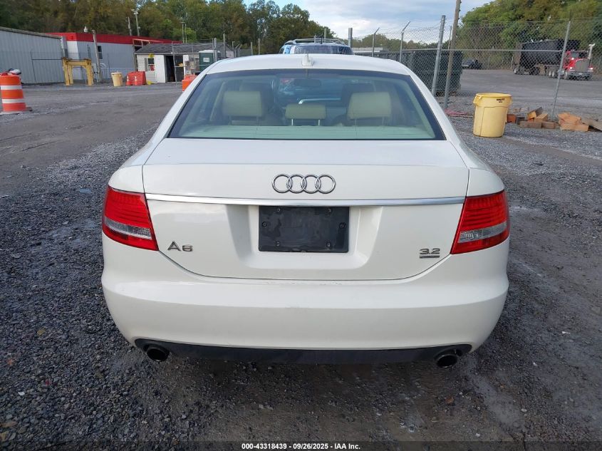 2006 Audi A6 3.2 VIN: WAUDG74F06N033643 Lot: 43318439