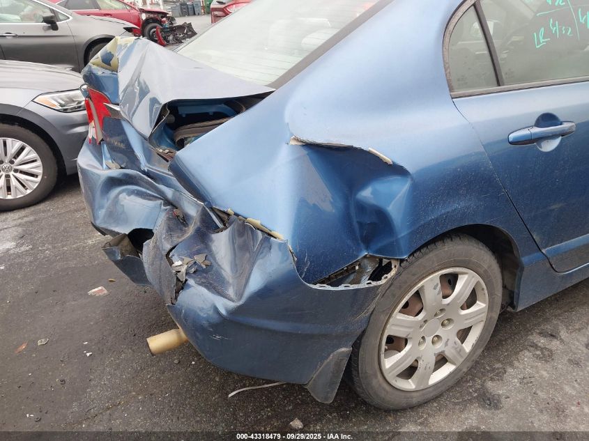 2009 Honda Civic Lx VIN: 2HGFA16589H366508 Lot: 43318479