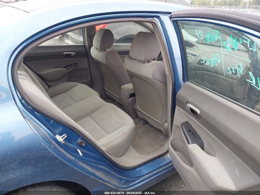 2009 Honda Civic Lx VIN: 2HGFA16589H366508 Lot: 43318479