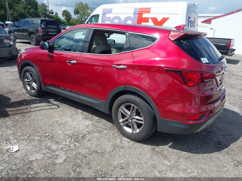 VIN 5XYZT3LB2HG490296 2017 HYUNDAI SANTA FE SPORT 2.4L