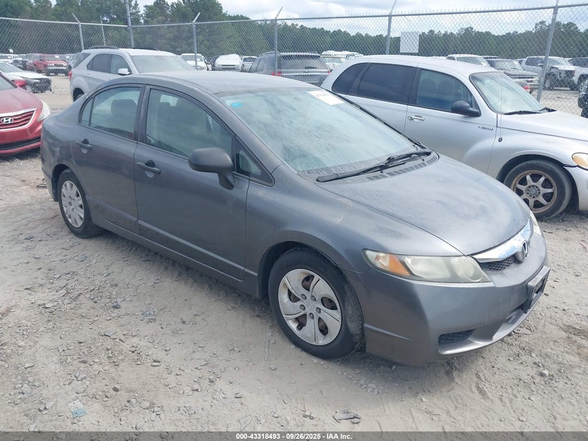 2010 Honda Civic Vp grey sedan gasoline 2HGFA1F34AH560360 photo #1