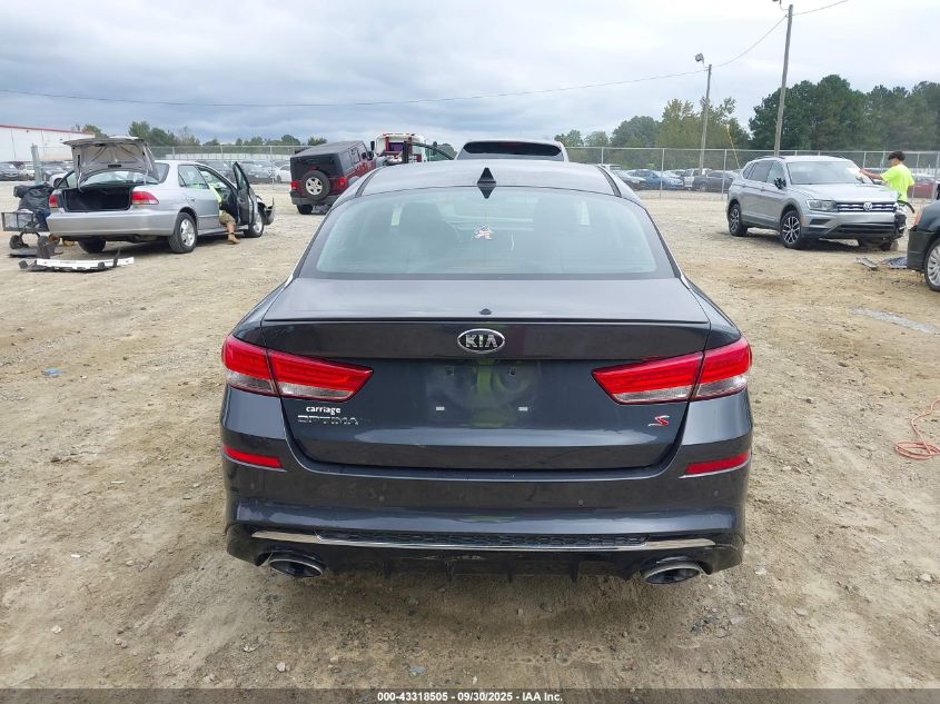 2019 Kia Optima S VIN: 5XXGT4L38KG293702 Lot: 43318505