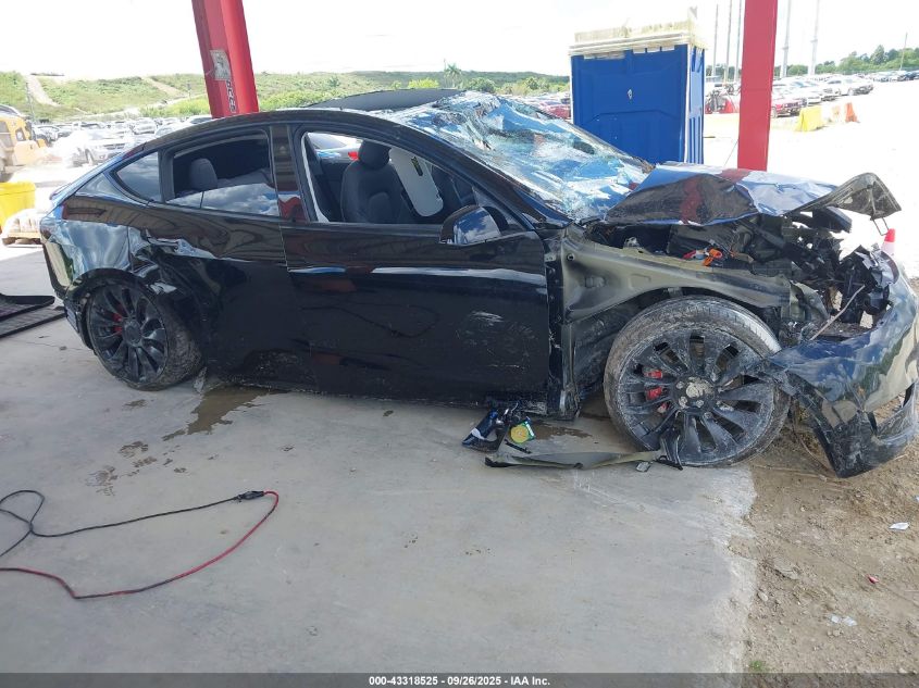 2023 Tesla Model Y Performance Dual Motor All-Wheel Drive VIN: 7SAYGDEF5PF807759 Lot: 43318525