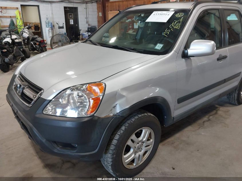 2003 Honda Cr-V Ex VIN: SHSRD78803U161249 Lot: 43318538