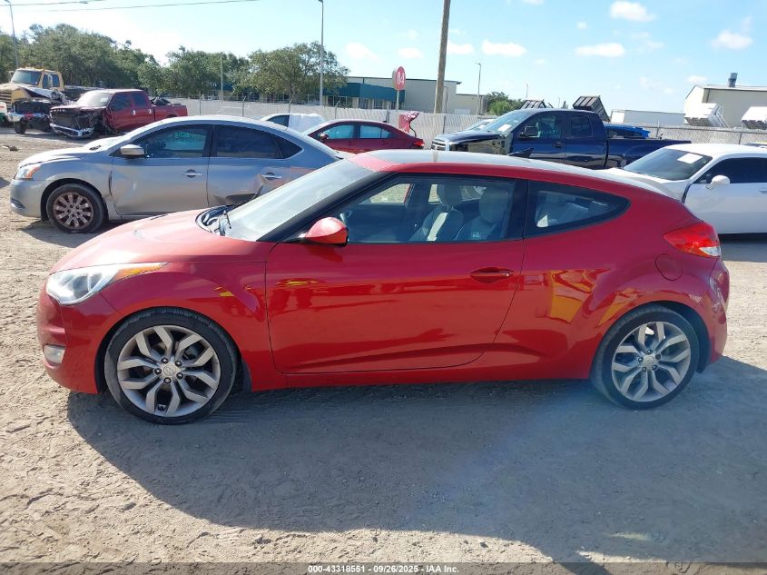 2012 Hyundai Veloster Base W/Gray VIN: KMHTC6AD9CU073479 Lot: 43318551