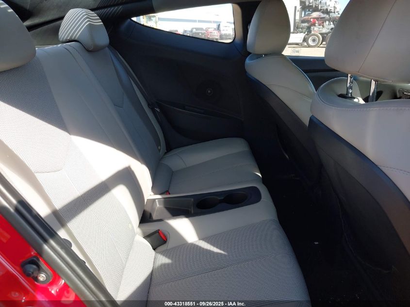 2012 Hyundai Veloster Base W/Gray VIN: KMHTC6AD9CU073479 Lot: 43318551