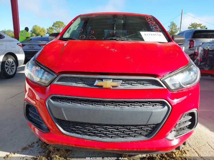 2016 Chevrolet Spark Ls Cvt VIN: KL8CB6SA8GC633766 Lot: 43318558