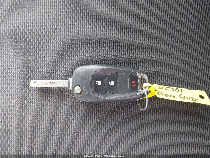 2017 Chevrolet Cruze Lt Auto VIN: 3G1BE6SM3HS515701 Lot: 43318559