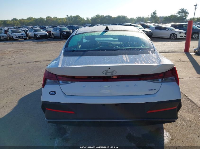 2025 Hyundai Elantra Hybrid Blue VIN: KMHLM4DJ1SU146510 Lot: 43318603