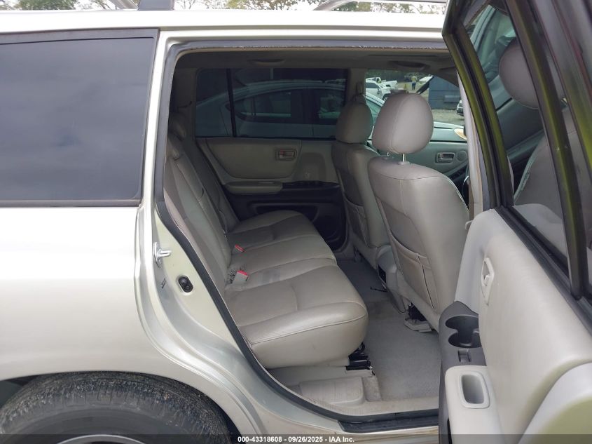 2007 Toyota Highlander V6 VIN: JTEDP21A070147585 Lot: 43318608