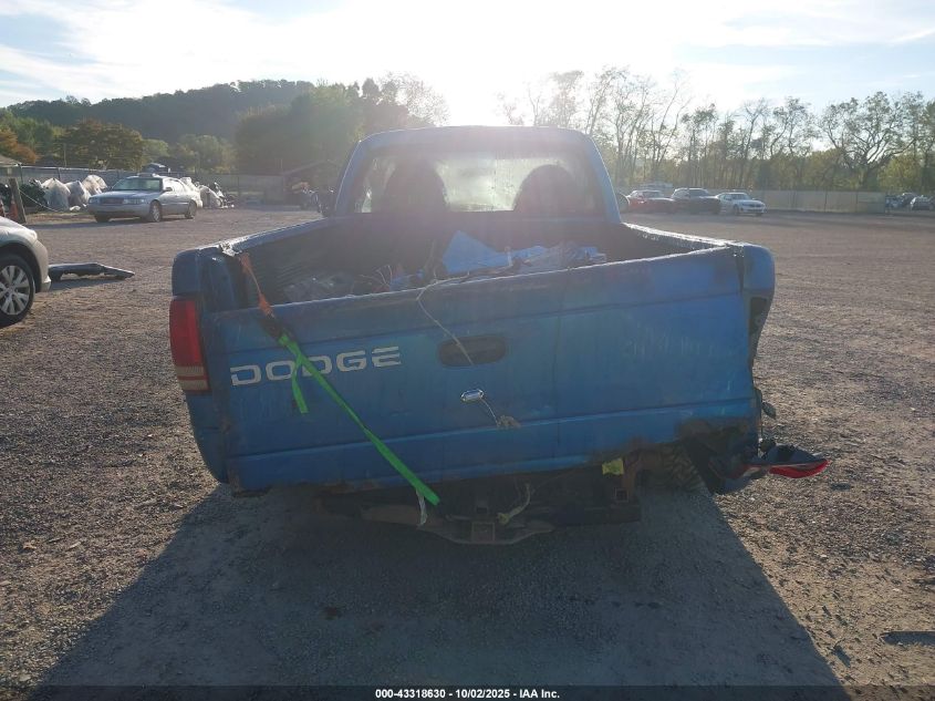 1998 Dodge Dakota Slt/Sport VIN: 1B7FL26X1WS608656 Lot: 43318630