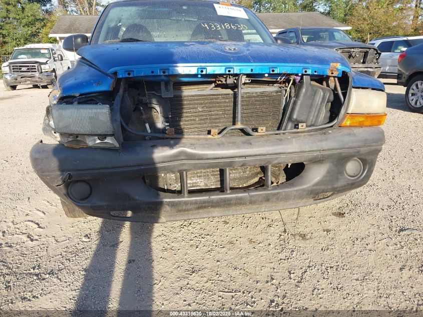 1998 Dodge Dakota Slt/Sport VIN: 1B7FL26X1WS608656 Lot: 43318630