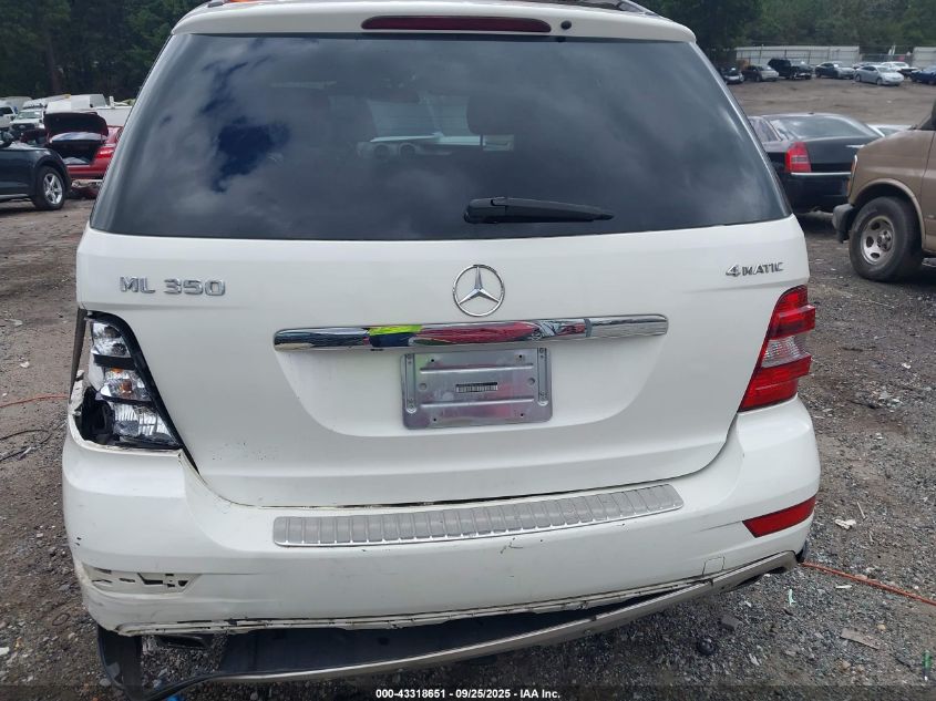 2011 Mercedes-Benz Ml 350 4Matic VIN: 4JGBB8GB1BA722286 Lot: 43318651