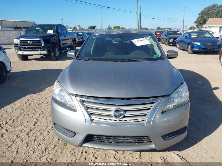 2014 Nissan Sentra S VIN: 3N1AB7AP2EY250603 Lot: 43318658