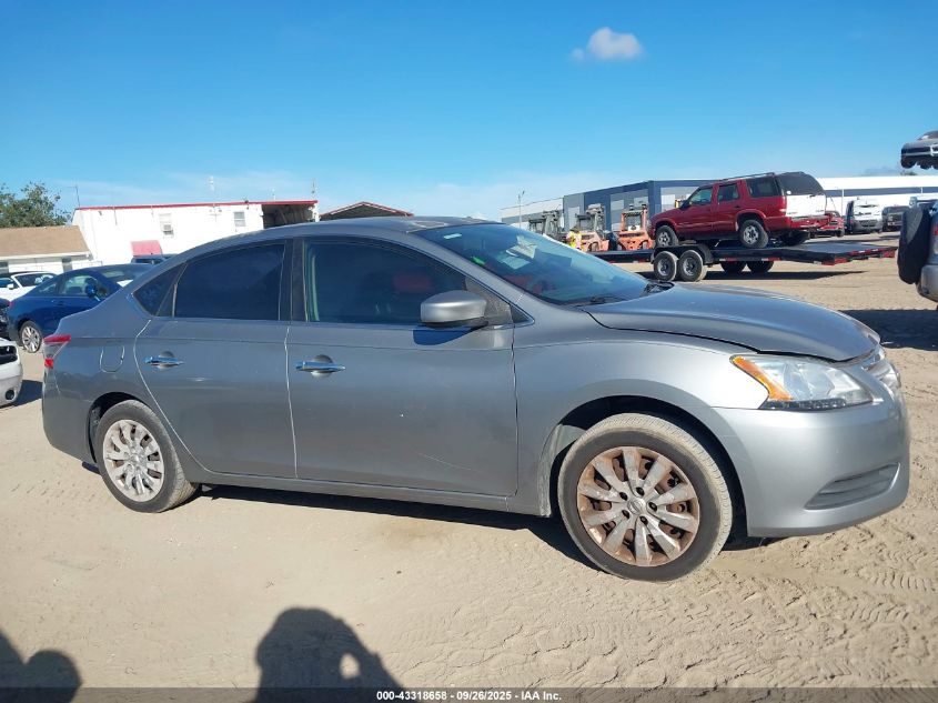 2014 Nissan Sentra S VIN: 3N1AB7AP2EY250603 Lot: 43318658