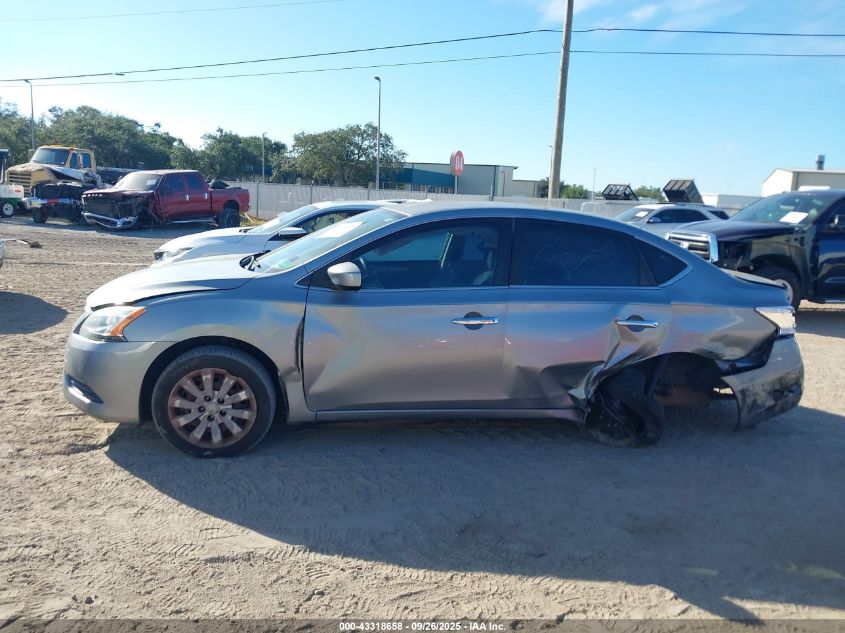 2014 Nissan Sentra S VIN: 3N1AB7AP2EY250603 Lot: 43318658