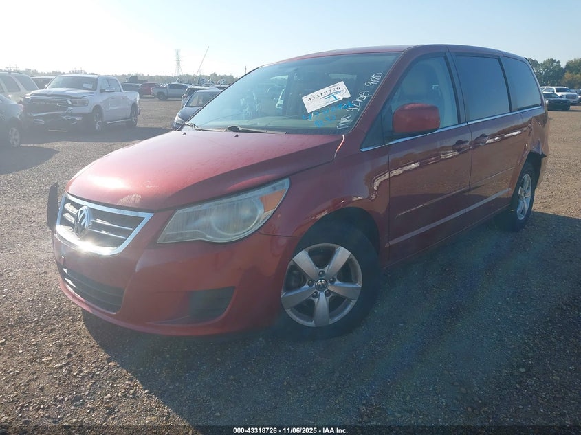 Vin: 2v4rw3d11ar230850, lot: 43813390, volkswagen routan se 20102