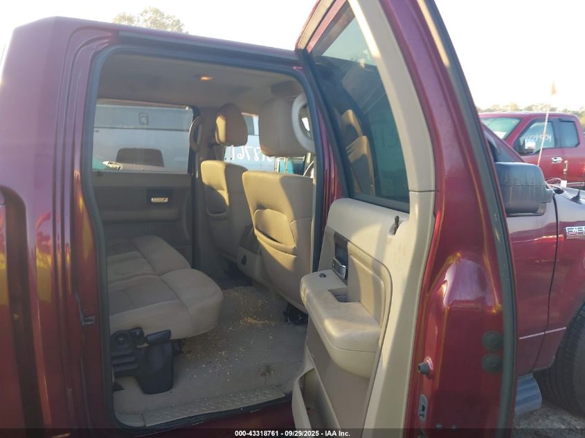 2006 Ford F-150 Lariat/Xlt VIN: 1FTPW12VX6FB74580 Lot: 43318761