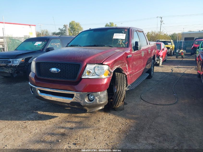2006 Ford F-150 Lariat/Xlt VIN: 1FTPW12VX6FB74580 Lot: 43318761