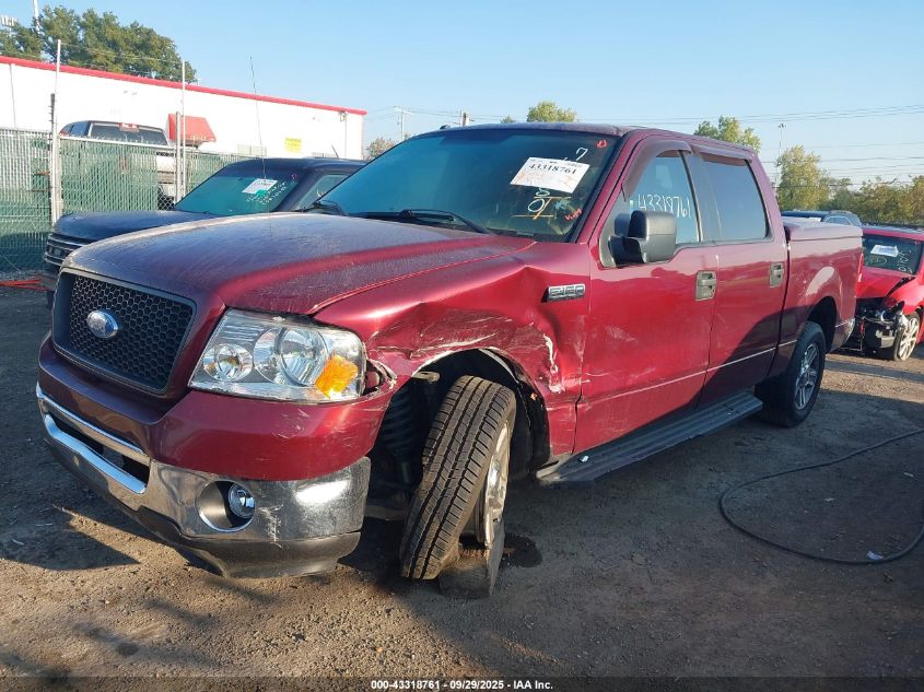 2006 Ford F-150 Lariat/Xlt VIN: 1FTPW12VX6FB74580 Lot: 43318761