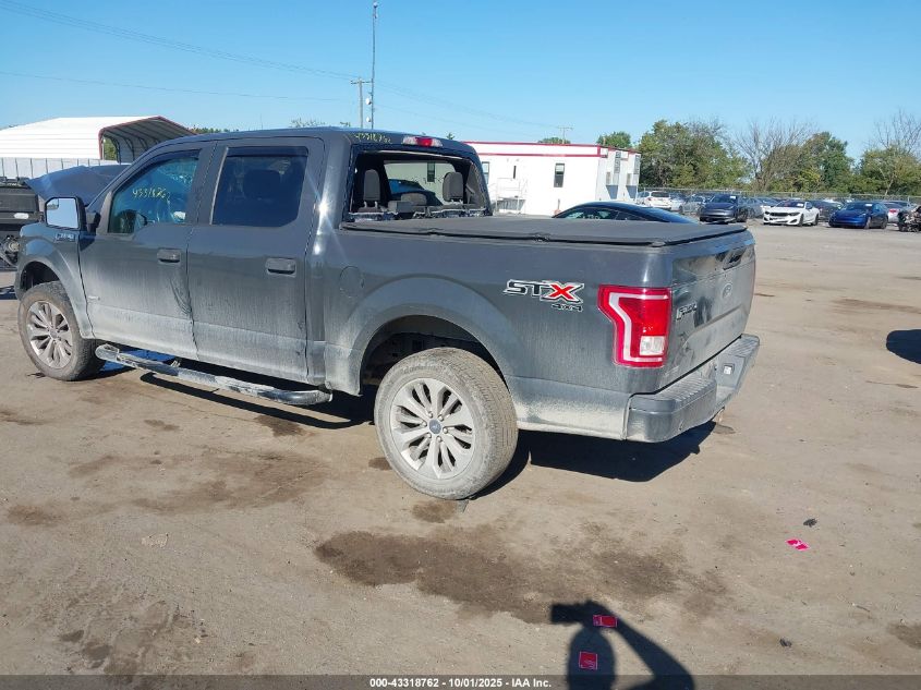 2017 Ford F-150 Xl VIN: 1FTEW1EP9HFB97016 Lot: 43318762