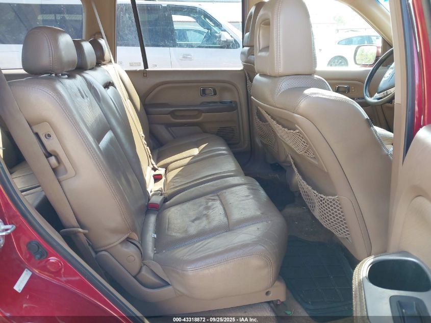 2005 Honda Pilot Ex-L VIN: 5FNYF18545B068186 Lot: 43318872