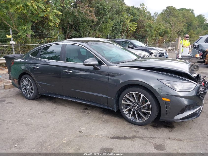 2022 Hyundai Sonata Limited VIN: KMHL34J21NA229506 Lot: 43318879