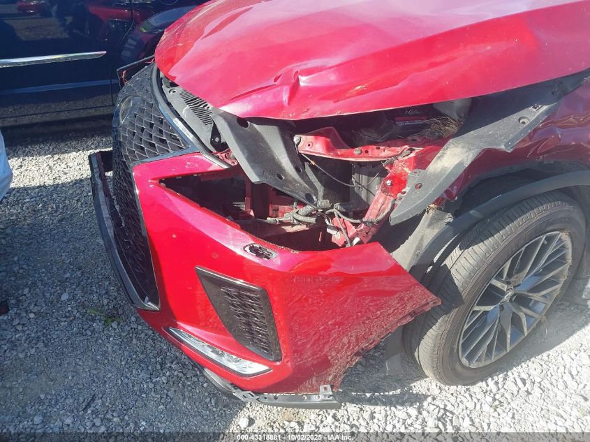 2021 Lexus Rx 350 F Sport Handling VIN: 2T2YZMDAXMC299782 Lot: 43318881