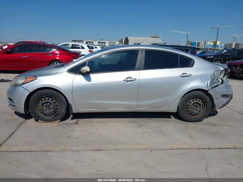 2014 Kia Forte Lx VIN: KNAFK4A68E5147429 Lot: 43318886