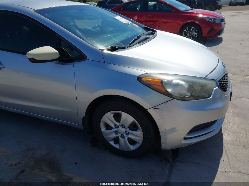 2014 Kia Forte Lx VIN: KNAFK4A68E5147429 Lot: 43318886