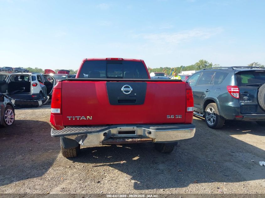 2007 Nissan Titan Se VIN: 1N6BA06AX7N220858 Lot: 43318889