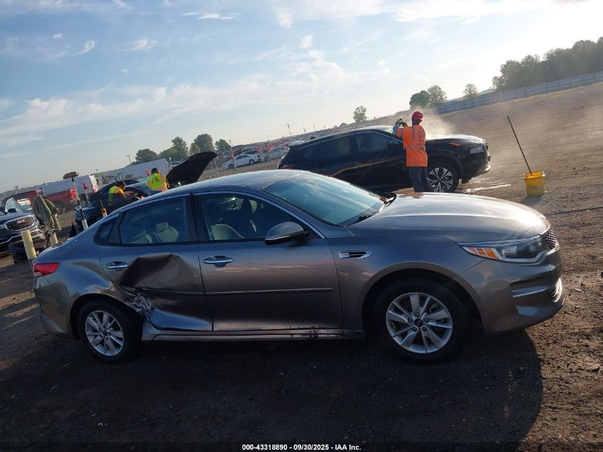 2017 Kia Optima Lx VIN: 5XXGT4L30HG168895 Lot: 43318890