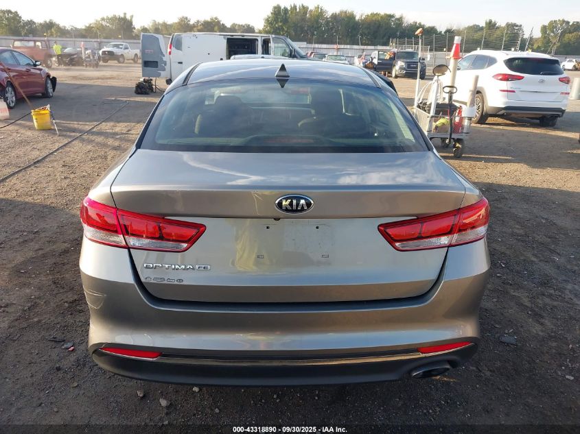 2017 Kia Optima Lx VIN: 5XXGT4L30HG168895 Lot: 43318890