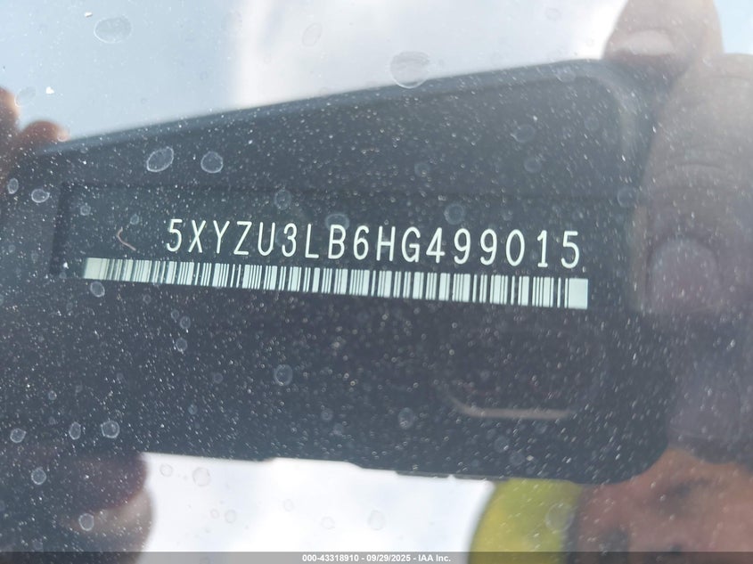 2017 HYUNDAI SANTA FE SPORT 2.4L 5XYZU3LB6HG499015