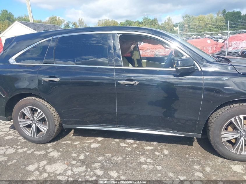 2018 Acura Mdx VIN: 5J8YD4H39JL021055 Lot: 43318942