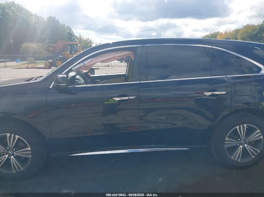 2018 Acura Mdx VIN: 5J8YD4H39JL021055 Lot: 43318942