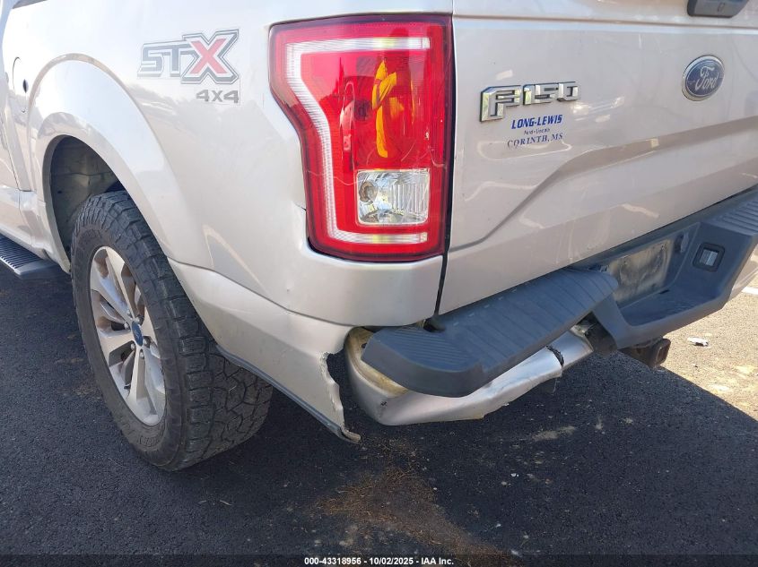 2017 Ford F150 Supercrew VIN: 1FTEW1EF8HFB17910 Lot: 43318956