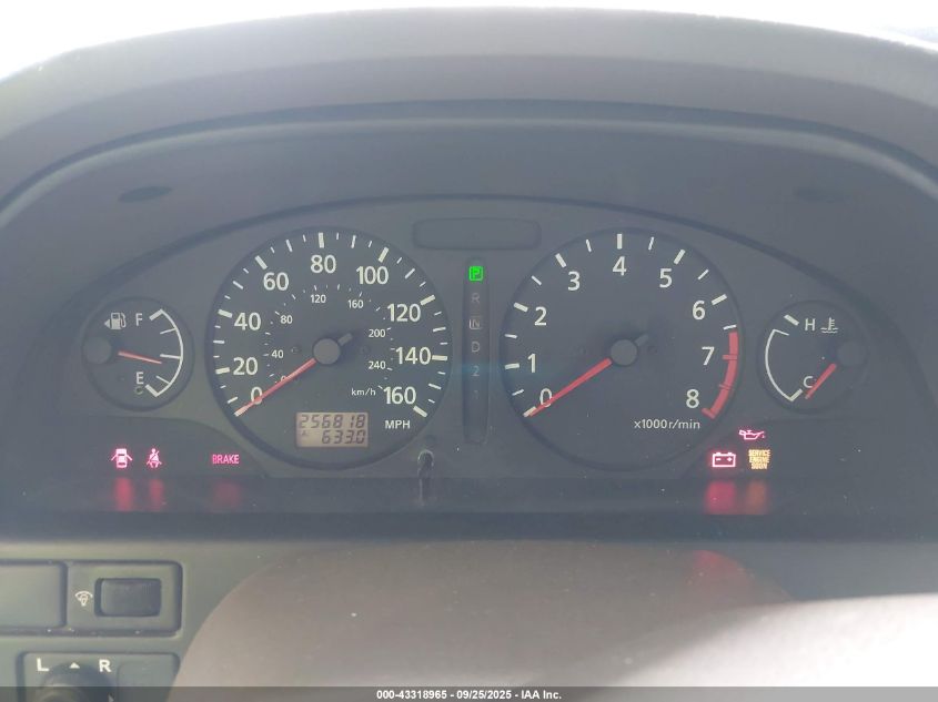 2001 Nissan Maxima Gxe VIN: JN1CA31D71T806496 Lot: 43318965