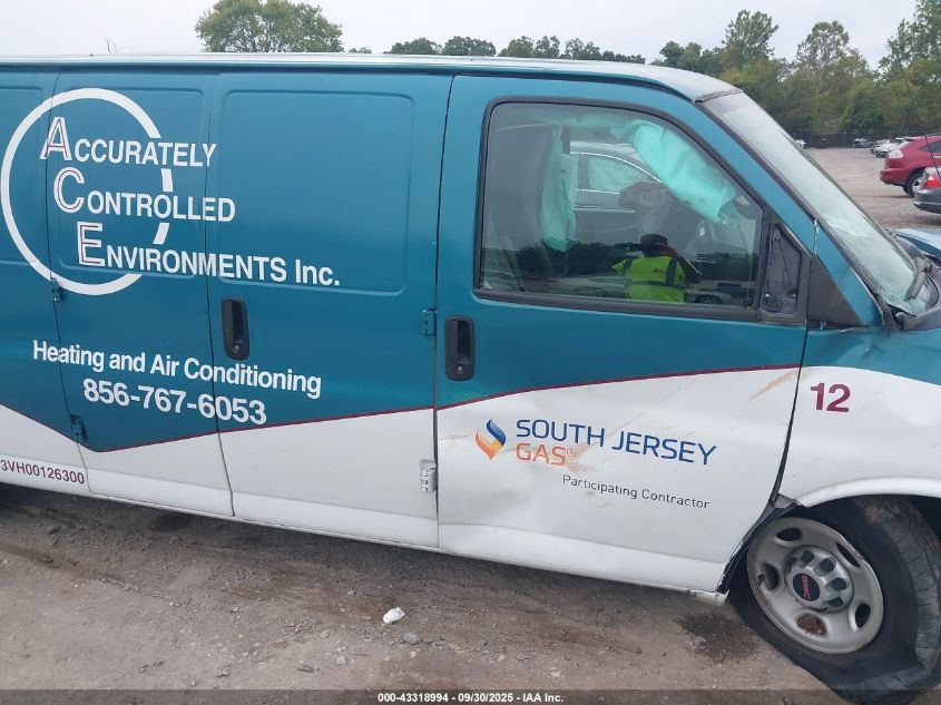 2017 GMC Savana 2500 Work Van VIN: 1GTW7BFF2H1328393 Lot: 43318994