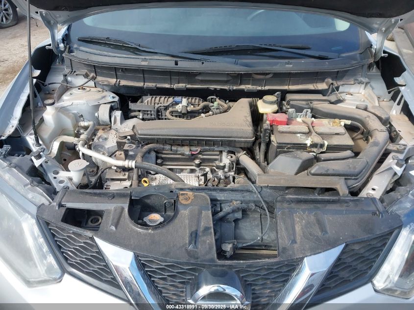 2016 Nissan Rogue S/Sl/Sv VIN: JN8AT2MT4GW009002 Lot: 43318991