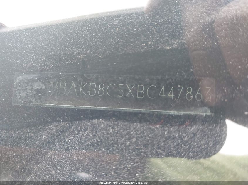 2011 BMW 750Li VIN: WBAKB8C5XBC447863 Lot: 43318998