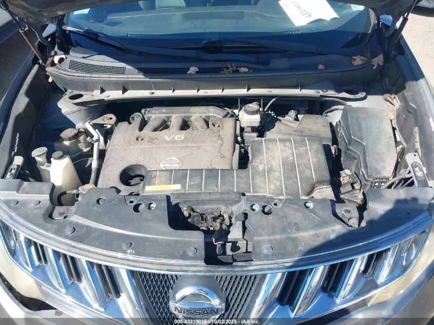 2009 Nissan Murano S VIN: JN8AZ18W39W137778 Lot: 43319015