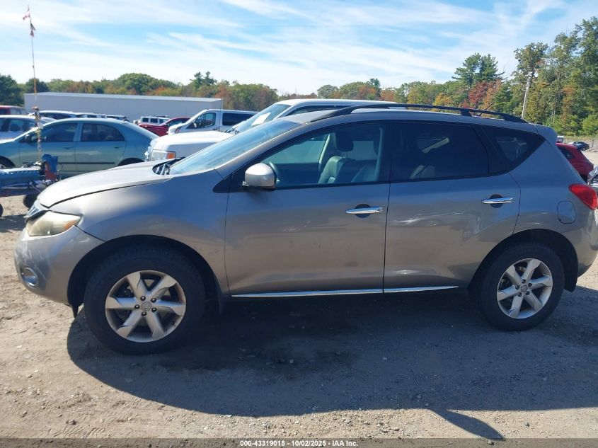 2009 Nissan Murano S VIN: JN8AZ18W39W137778 Lot: 43319015