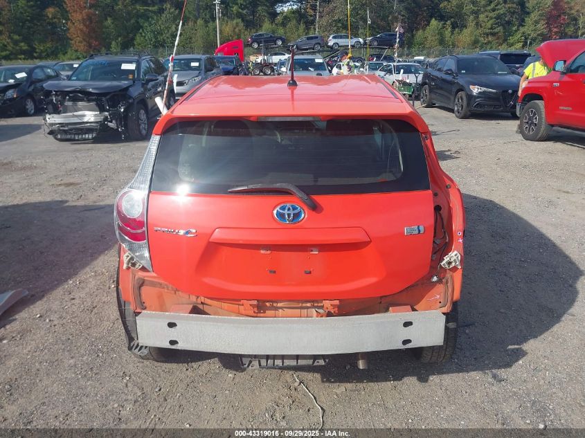 2013 Toyota Prius C Two VIN: JTDKDTB3XD1042486 Lot: 43319016