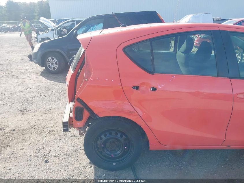 2013 Toyota Prius C Two VIN: JTDKDTB3XD1042486 Lot: 43319016